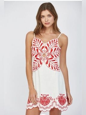 Fate Coastal Scalloped Dress